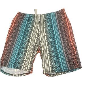 Aztec Patterned Biker Shorts
